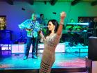 Singer Evgenia at Brousko Authentic Greek Cuisine - Schaumburg