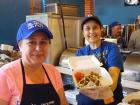 Hard working volunteers - Lincoln Park Greek Fest, Chicago Hard working volunteers - Lincoln Park Greek Fest, Chicago