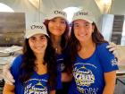 Hard working volunteers at the St Demetrios Greek Fest in Elmhurst