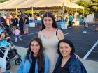 Family enjoying the St Demetrios Greek Fest in Elmhurst