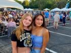 Friends enjoying the St. Nectarios Greek Fest in Palatine