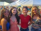 Friends enjoying the St. Nectarios Greek Fest in Palatine