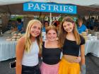 Friends enjoying the St. Nectarios Greek Fest in Palatine
