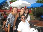 Hard working volunteers with guests - St. Sophia Greekfest, Elgin Hard working volunteers with guests - St. Sophia Greekfest, Elgin