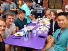 Happy participants, Taste of Greektown in Chicago Happy participants, Taste of Greektown in Chicago