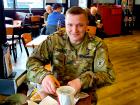 Military member enjoying lunch at Billy Boy's Restaurant in Chicago Ridge Military member enjoying lunch at Billy Boy's Restaurant in Chicago Ridge