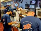 Hard working kitchen crew at Billy Boy's Restaurant in Chicago Ridge Hard working kitchen crew at Billy Boy's Restaurant in Chicago Ridge