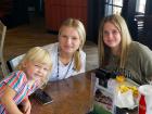 Family enjoying lunch at Billy Boy's Restaurant in Chicago Ridge Family enjoying lunch at Billy Boy's Restaurant in Chicago Ridge