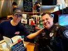 Billy himself with police officer at Billy Boy's Restaurant in Chicago Ridge Billy himself with police officer at Billy Boy's Restaurant in Chicago Ridge