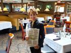 Friendly server at Ki's Steak and Seafood in Glendale Heights Friendly server at Ki's Steak and Seafood in Glendale Heights