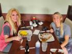 Mother and daughter enjoying breakfast at Maple Butter Cafe in Plainfield Mother and daughter enjoying breakfast at Maple Butter Cafe in Plainfield