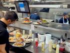 Hard working kitchen crew at Maple Butter Cafe in Plainfield Hard working kitchen crew at Maple Butter Cafe in Plainfield