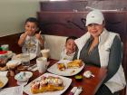Family enjoying breakfast at Maple Butter Cafe in Plainfield Family enjoying breakfast at Maple Butter Cafe in Plainfield