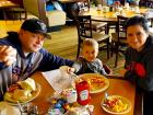 Family enjoying lunch at Tasty Waffle Restaurant in Romeoville Family enjoying lunch at Tasty Waffle Restaurant in Romeoville