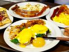 Assorted breakfast dishes at Tasty Waffle Restaurant in Romeoville Assorted breakfast dishes at Tasty Waffle Restaurant in Romeoville