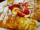 The famous fruit crepes at Tasty Waffle Restaurant in Romeoville The famous fruit crepes at Tasty Waffle Restaurant in Romeoville
