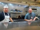 Hard working kitchen crew at Tasty Waffle Restaurant in Romeoville Hard working kitchen crew at Tasty Waffle Restaurant in Romeoville