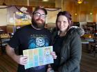 Couple enjoying lunch at Tasty Waffle Restaurant in Romeoville Couple enjoying lunch at Tasty Waffle Restaurant in Romeoville