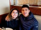 Couple enjoying lunch at Tasty Waffle Restaurant in Romeoville Couple enjoying lunch at Tasty Waffle Restaurant in Romeoville