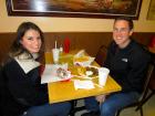 Friends enjoying lunch at The Works Gyros in Glenview Friends enjoying lunch at The Works Gyros in Glenview