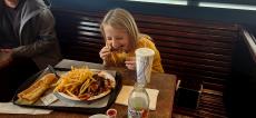 Enjoying the famous ribs at Billy Boy's Restaurant in Chicago Ridge Enjoying the famous ribs at Billy Boy's Restaurant in Chicago Ridge