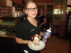 Friendly server at Christy's Restaurant Pancake House in Wood Dale Friendly server at Christy's Restaurant Pancake House in Wood Dale