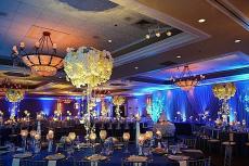 Beautifully decorated ballroom at Concorde Banquets in Kildeer Beautifully decorated ballroom at Concorde Banquets in Kildeer