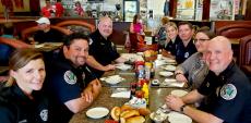 Police officers enjoying lunch at Continental Restaurant & Banquets Buffalo Grove Police officers enjoying lunch at Continental Restaurant & Banquets Buffalo Grove