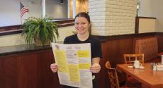 Friendly server at Eggs Inc. Cafe in Naperville Friendly server at Eggs Inc. Cafe in Naperville