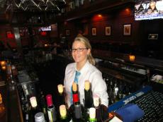Friendly bar server at Jameson's Charhouse in Arlington Heights Friendly bar server at Jameson's Charhouse in Arlington Heights