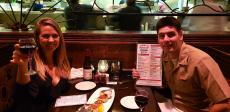 Couple enjoying dinner at Jimmy's Charhouse in Libertyville Couple enjoying dinner at Jimmy's Charhouse in Libertyville
