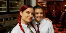 Friendly servers at Jimmy's Charhouse in Libertyville Friendly servers at Jimmy's Charhouse in Libertyville