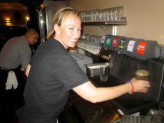 Friendly server at Maxfield's Pancake House in Schaumburg Friendly server at Maxfield's Pancake House in Schaumburg