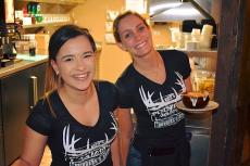 Friendly servers at Niko's Pointers Saloon in Marengo Friendly servers at Niko's Pointers Saloon in Marengo