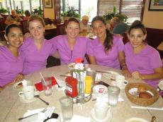 Local nurses enjoying lunch at Omega Restaurant & Pancake House in Downers Grove Local nurses enjoying lunch at Omega Restaurant & Pancake House in Downers Grove