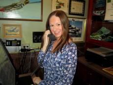 Friendly hostess at Pilot Pete's Restaurant in Schaumburg Friendly hostess at Pilot Pete's Restaurant in Schaumburg