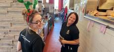 Friendly servers at Stacked Pancake House in Oak Lawn Friendly servers at Stacked Pancake House in Oak Lawn