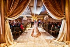 Bride entering ceremony room at Concorde Banquets in Kildeer - photo credit Andre LaCour Bride entering ceremony room at Concorde Banquets in Kildeer - photo credit Andre LaCour